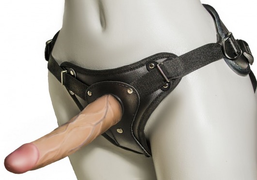 Женский страпон с вагинальной пробкой Woman Strap - 18 см. - LOVETOY (А-Полимер) - купить с доставкой в Северске
