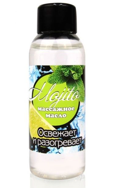 Массажное масло для тела Mojito с ароматом лайма - 50 мл. - Биоритм - купить с доставкой в Северске