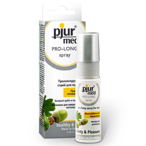 Пролонгирующий спрей с экстрактом дуба и пантенолом pjur MED Pro-long Spray - 20 мл. - Pjur - купить с доставкой в Северске