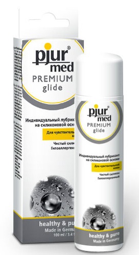 Гипоаллергенный силиконовый лубрикант pjur MED Premium glide - 100 мл. - Pjur - купить с доставкой в Северске