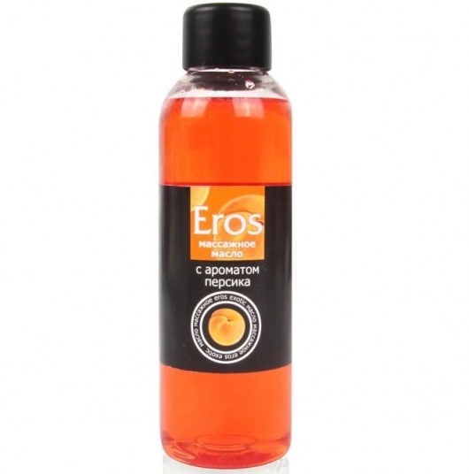 Массажное масло Eros exotic с ароматом персика - 75 мл. - Биоритм - купить с доставкой в Северске