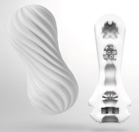 Мастурбатор FLEX Silky White с мягким рельефом - Tenga - в Северске купить с доставкой