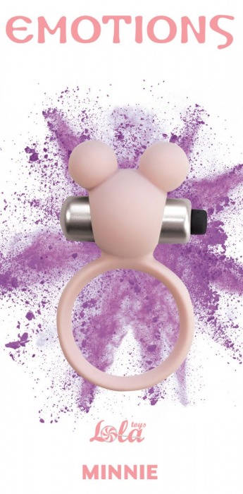 Розовое эрекционное виброколечко Emotions Minnie Light pink - Lola Games - в Северске купить с доставкой