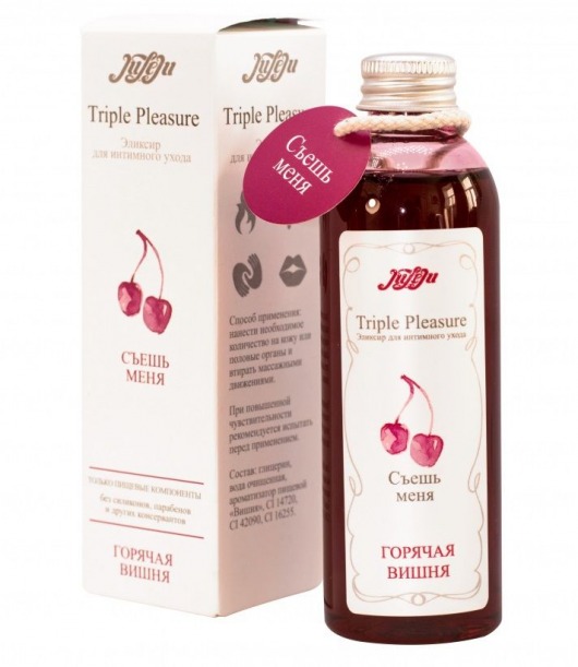 Эликсир Triple Pleasure  Горячая вишня  - 130 гр. - JULEJU - купить с доставкой в Северске