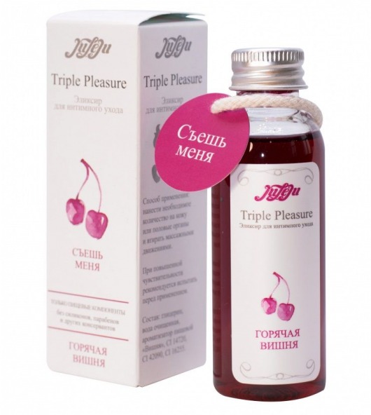Эликсир Triple Pleasure  Горячая вишня  - 65 гр. - JULEJU - купить с доставкой в Северске