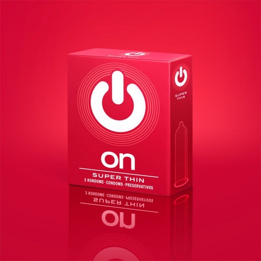 Супертонкие презервативы ON) Super Thin - 3 шт. - ON) - купить с доставкой в Северске