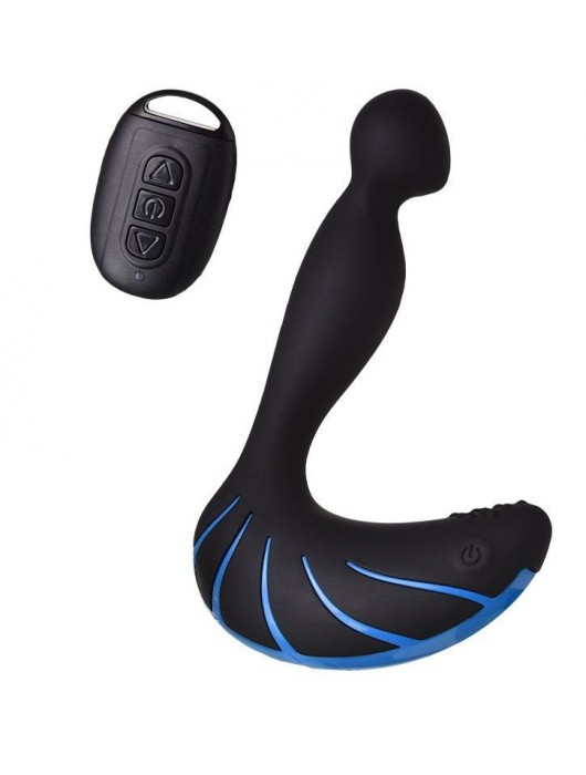 Чёрно-синий массажер простаты Erotist Third - Erotist Adult Toys - в Северске купить с доставкой