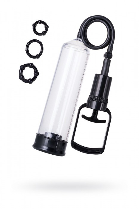 Вакуумная помпа A-toys с уплотнителем и эрекционными кольцами - A-toys - в Северске купить с доставкой