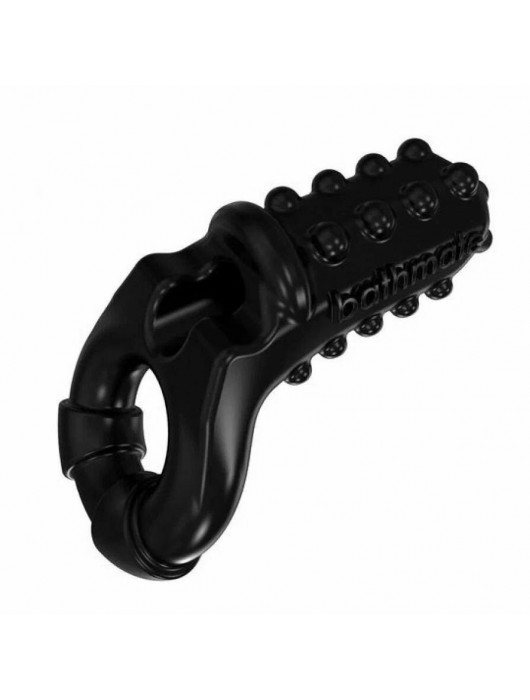 Чёрное эрекционное виброкольцо Tickle - Bathmate - в Северске купить с доставкой