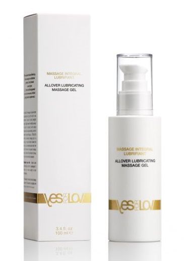 Массажный гель-смазка на силиконовой основе Allover Massage Gel - 100 мл. - YESforLOV - купить с доставкой в Северске