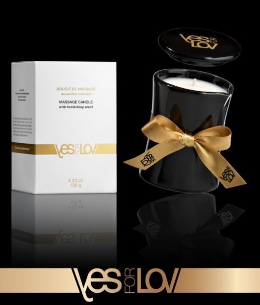 Массажная аромасвеча BEWITCHING MASSAGE CANDLE - 120 мл. - YESforLOV - купить с доставкой в Северске
