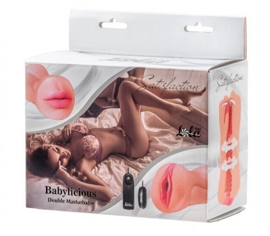 Двусторонний мастурбатор с вибропулей Satisfaction Babylicious - Lola Games - в Северске купить с доставкой
