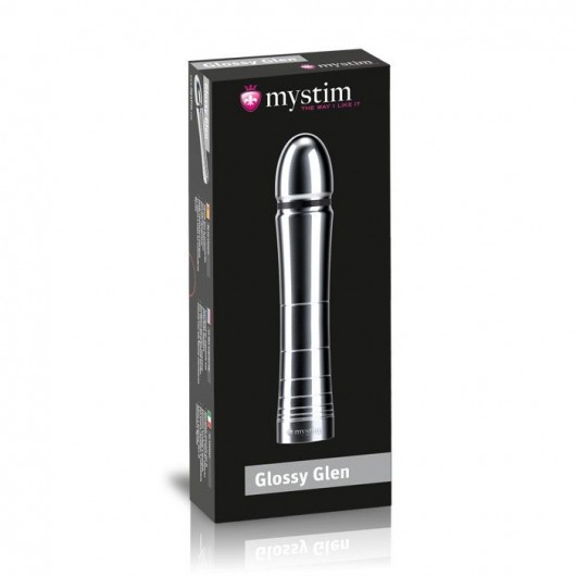 Фаллоимитатор для электростимуляции Glossy Glen Dildo - 14 см. - MyStim - купить с доставкой в Северске