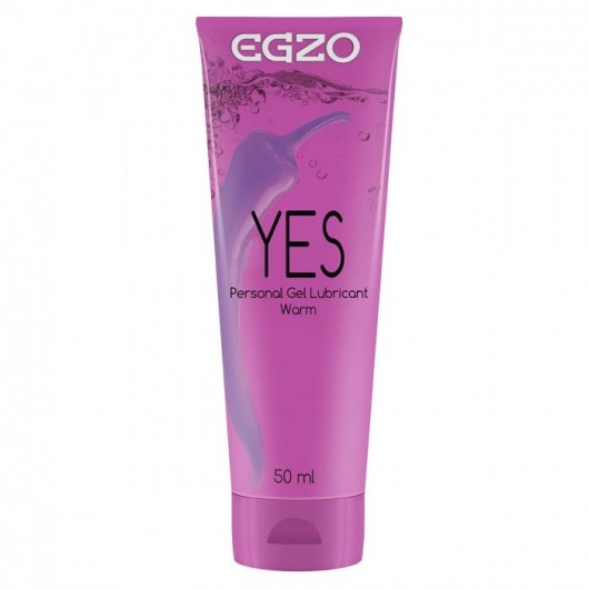 Согревающий лубрикант на водной основе Egzo Yes - 50 мл. - EGZO - купить с доставкой в Северске