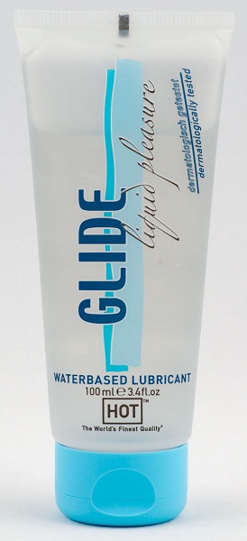 Интимная смазка на водной основе Glide - 100 мл. - HOT - купить с доставкой в Северске