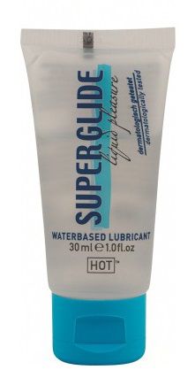 Гель-смазка на водной основе для чувствительной кожи Superglide - 30 мл. - HOT - купить с доставкой в Северске