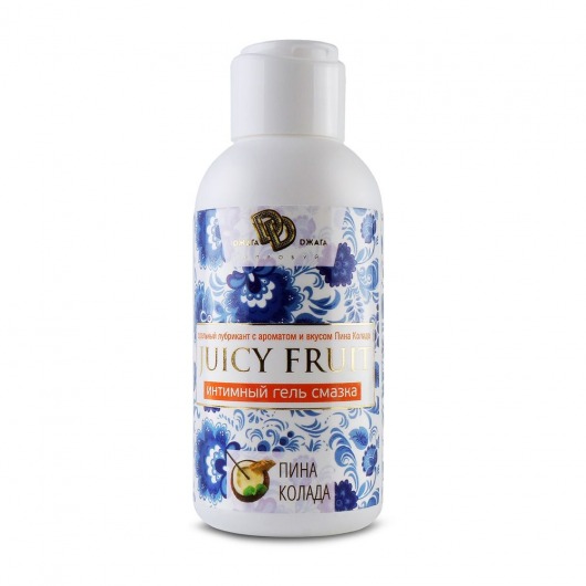 Интимный гель на водной основе JUICY FRUIT с ароматом пина колада - 100 мл. - БиоМед - купить с доставкой в Северске