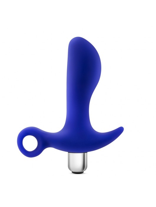 Синий стимулятор простаты с ручкой-кольцом Performance Prostimulator 02 - Blush Novelties - в Северске купить с доставкой