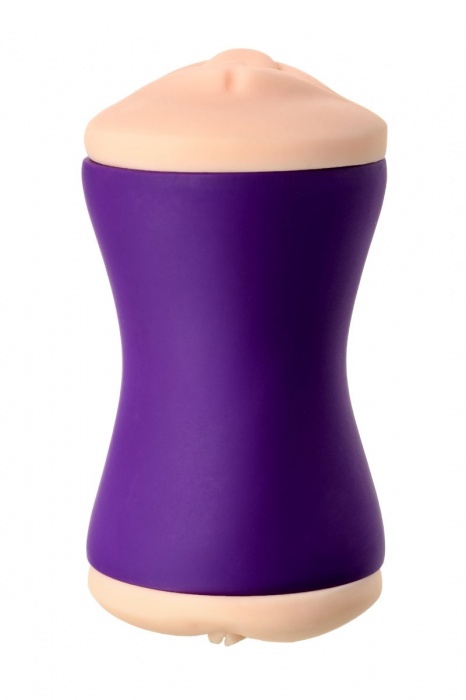 Двухсторонний мастурбатор JOS YARA в фиолетовой колбе - JOS - в Северске купить с доставкой