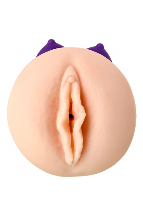 Двухсторонний мастурбатор JOS YARA в фиолетовой колбе - JOS - в Северске купить с доставкой