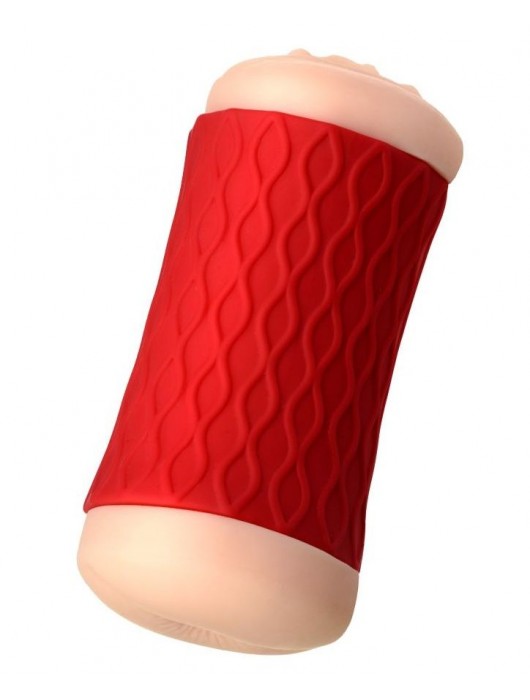 Двухсторонний мастурбатор JOS  NADIN в красном цилиндре - JOS - в Северске купить с доставкой