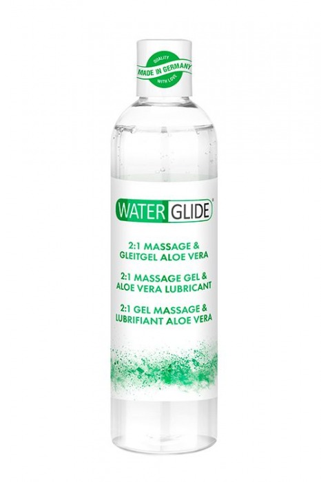 Гель-смазка 2-в-1 MASSAGE   LUBRICANT ALOE VERA - 300 мл. - Waterglide - купить с доставкой в Северске