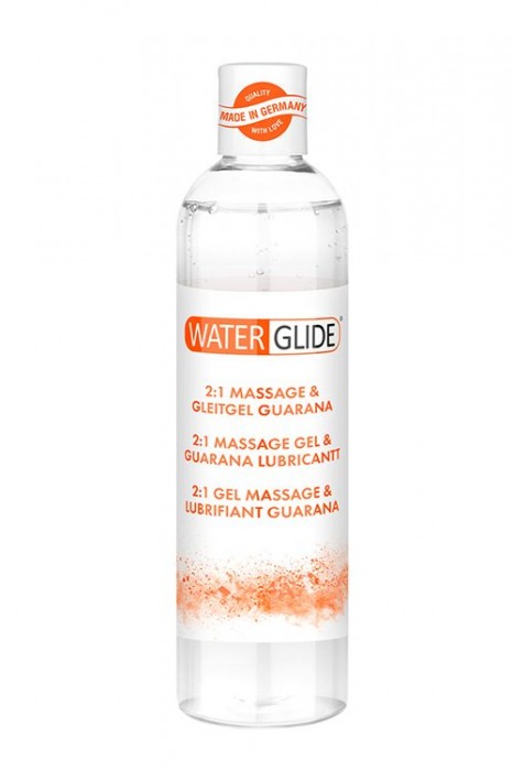 Гель-смазка 2-в-1 MASSAGE   LUBRICANT GUARANA - 300 мл. - Waterglide - купить с доставкой в Северске