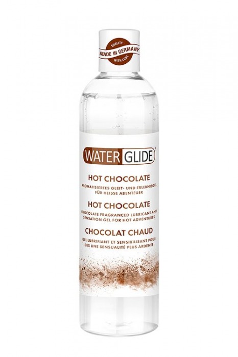 Лубрикант на водной основе с ароматом шоколада HOT CHOCOLATE - 300 мл. - Waterglide - купить с доставкой в Северске