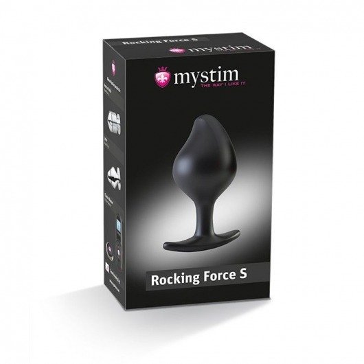 Анальная пробка Rocking Force S для электростимуляции - 9,5 см. - MyStim - купить с доставкой в Северске