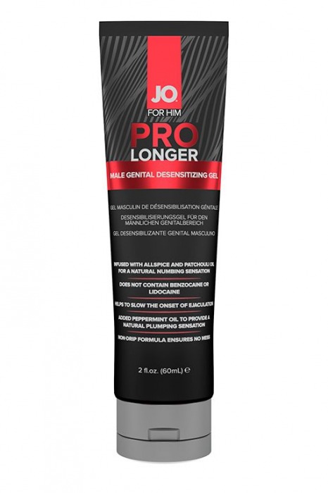 Гель-пролонгатор умеренного действия для мужчин JO Prolonger Gel – 60 мл. - System JO - купить с доставкой в Северске