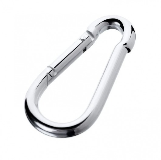 Серебристый карабин TOYFA Metal - ToyFa - купить с доставкой в Северске