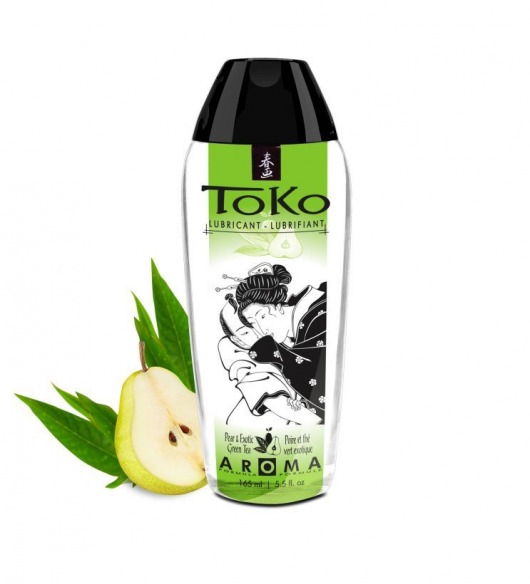 Интимный гель TOKO Pear   Exotic Green Tea с ароматом груши и зеленого чая - 165 мл. - Shunga - купить с доставкой в Северске