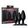 Набор из 3 черных анальных втулок NEXUS BUTT PLUG TRIO SET - Nexus Range