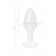 Белая акриловая анальная втулка - 8 см. - Toyfa Basic в Северске Белая акриловая анальная втулка - 8 см. - Toyfa Basic