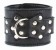 Чёрные наручники из кожи с пряжкой - БДСМ Арсенал - купить с доставкой в Северске Чёрные наручники из кожи с пряжкой - БДСМ Арсенал - купить с доставкой в Северске