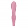 Розовый вибратор-кролик с расширением Air Pump Bunny 2 - 20,4 см. - Satisfyer