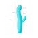Голубой вибратор-ротатор с клиторальной стимуляцией Merry-Swi - 20,7 см. - JOS купить в Северске с доставкой в Orgasmix.ru Голубой вибратор-ротатор с клиторальной стимуляцией Merry-Swi - 20,7 см. - JOS