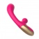 Розовый изогнутый вибратор-кролик - 21,2 см. - I-MOON купить в Северске с доставкой в Orgasmix.ru Розовый изогнутый вибратор-кролик - 21,2 см. - I-MOON