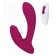 Бордовый вибратор для точки G с вакуум-волновой стимуляцией клитора Venus - HOT planet купить в Северске с доставкой в Orgasmix.ru Бордовый вибратор для точки G с вакуум-волновой стимуляцией клитора Venus - HOT planet