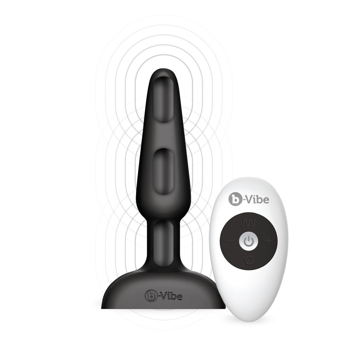 Анальная пробка с вибрацией b-Vibe TRIO REMOTE CONTROL PLUG BLACK Анальная пробка с вибрацией b-Vibe TRIO REMOTE CONTROL PLUG BLACK